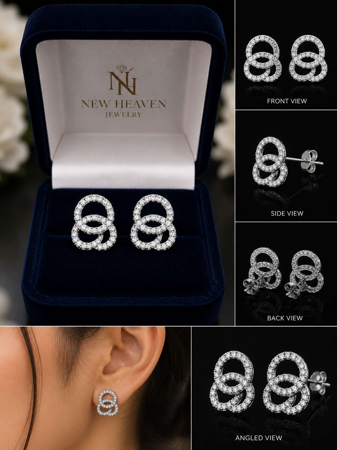 Moissanite Earings