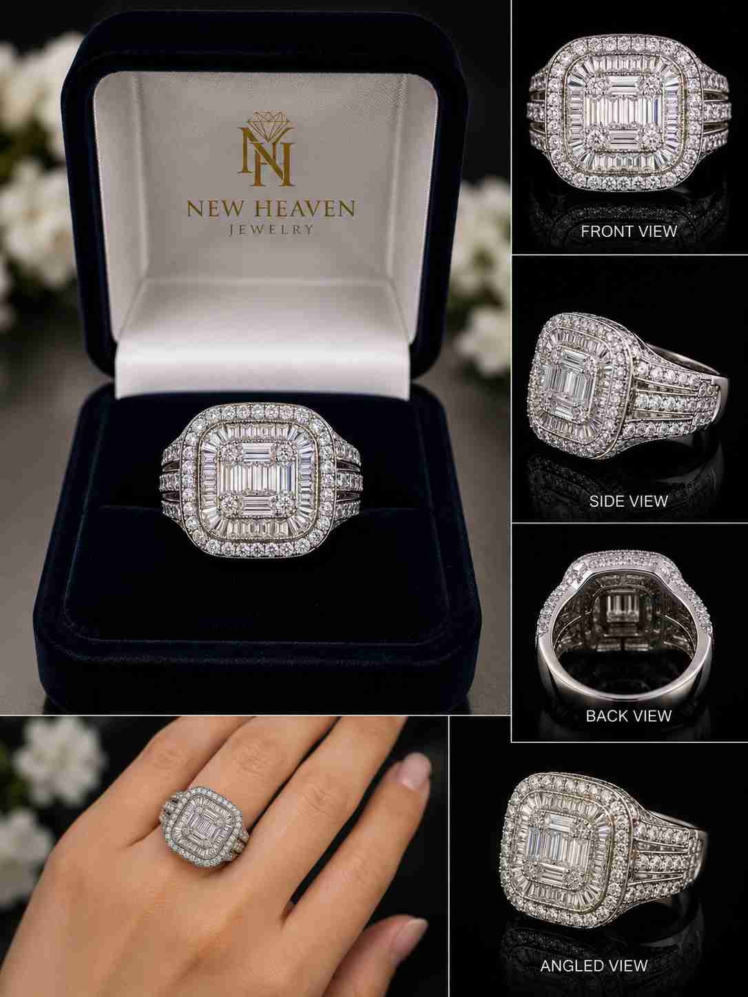 Moissanite Ring