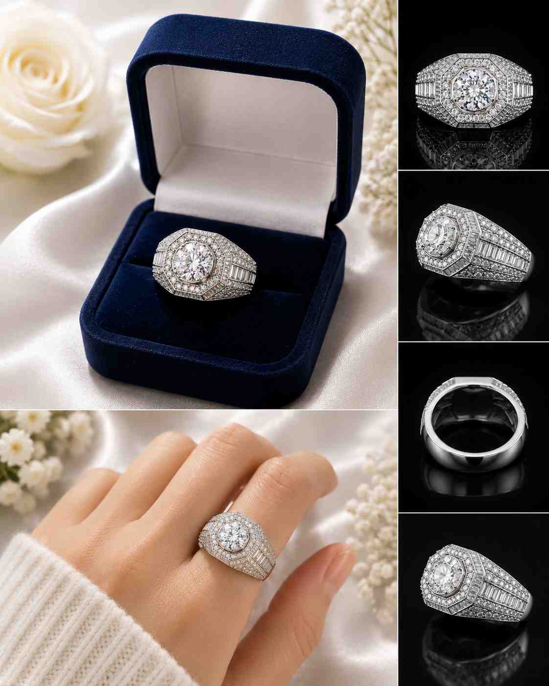 Moissanite Ring