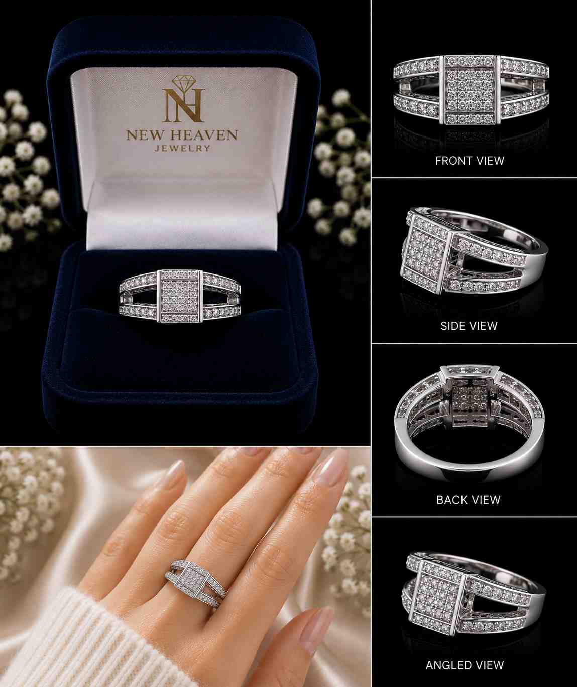 Moissanite Ring