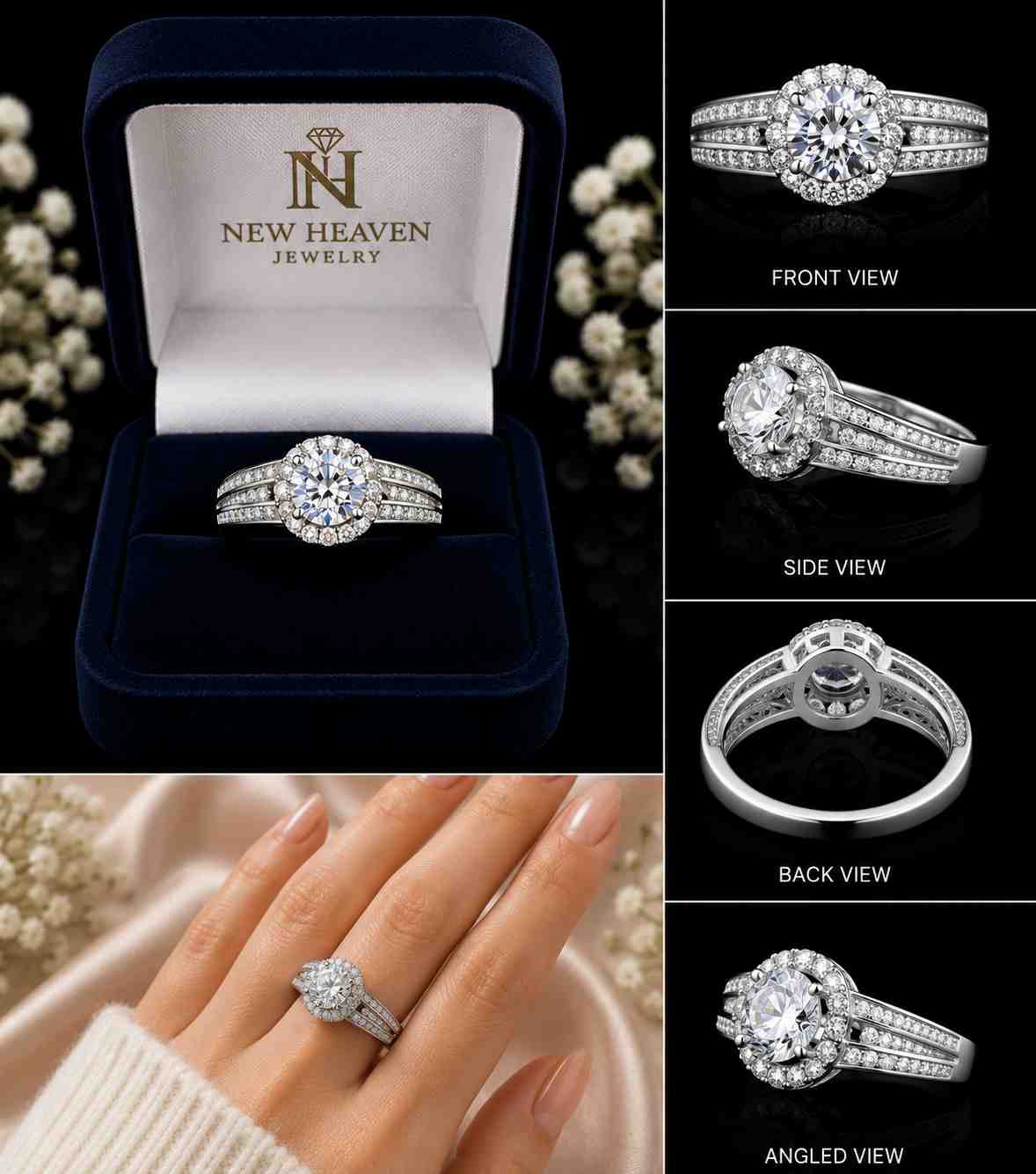 Moissanite Ring