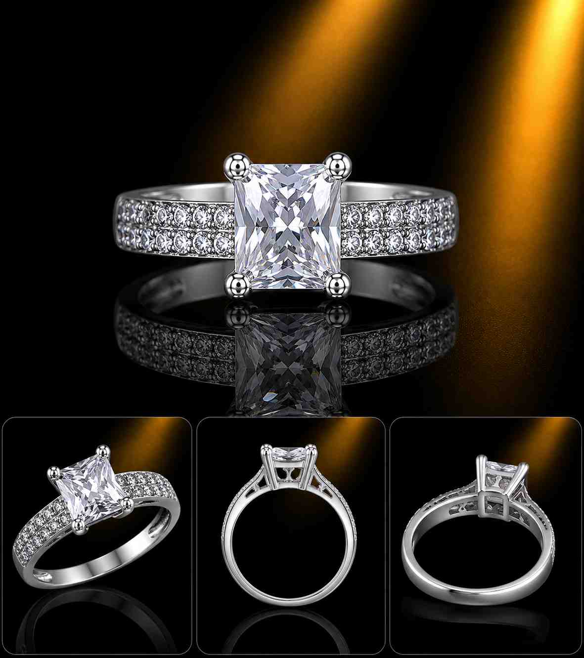 Moissanite Ring