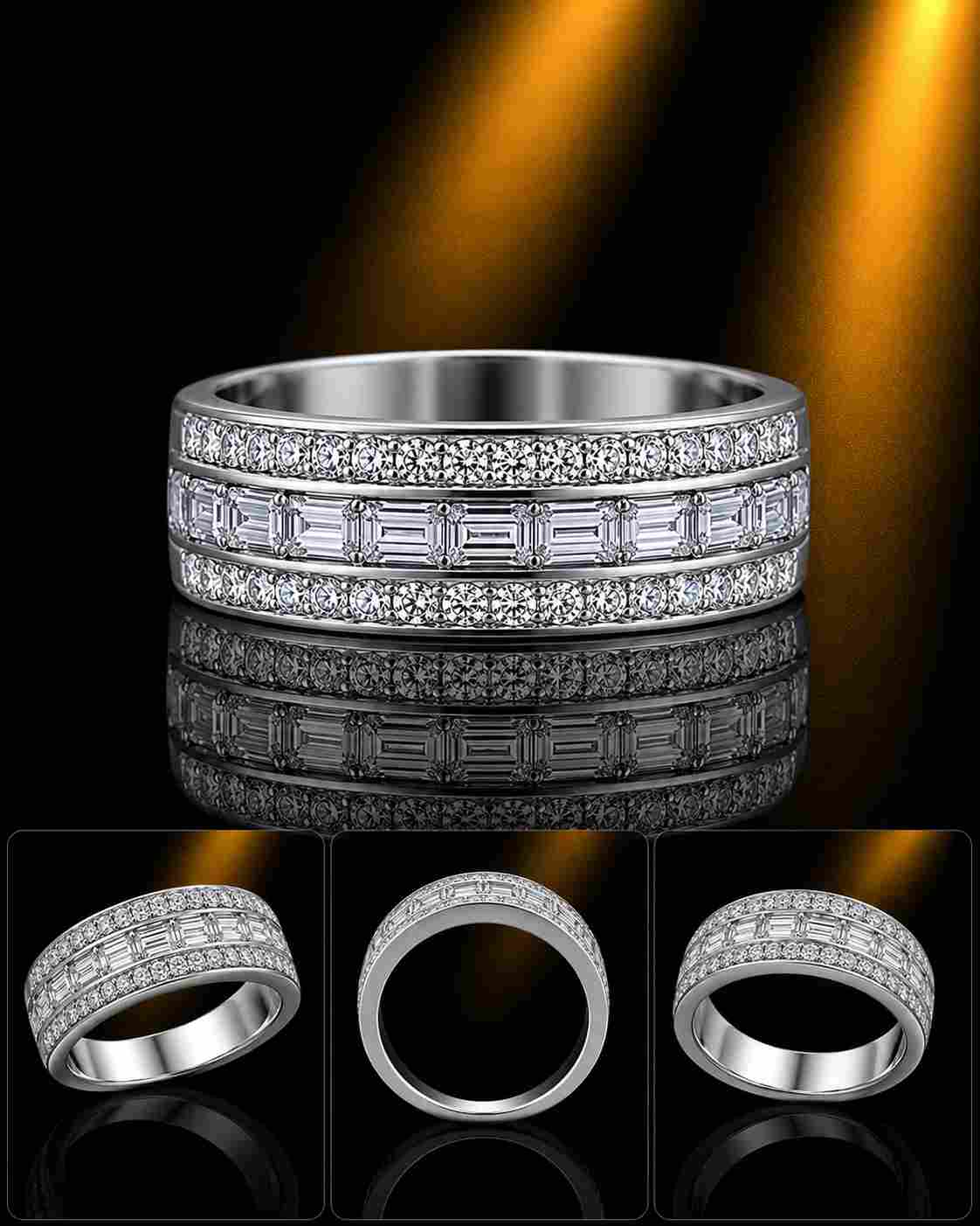 Moissanite Ring