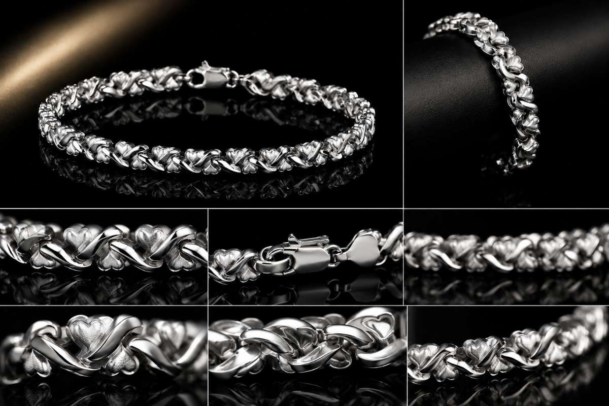 XOXO Heart Link Bracelet