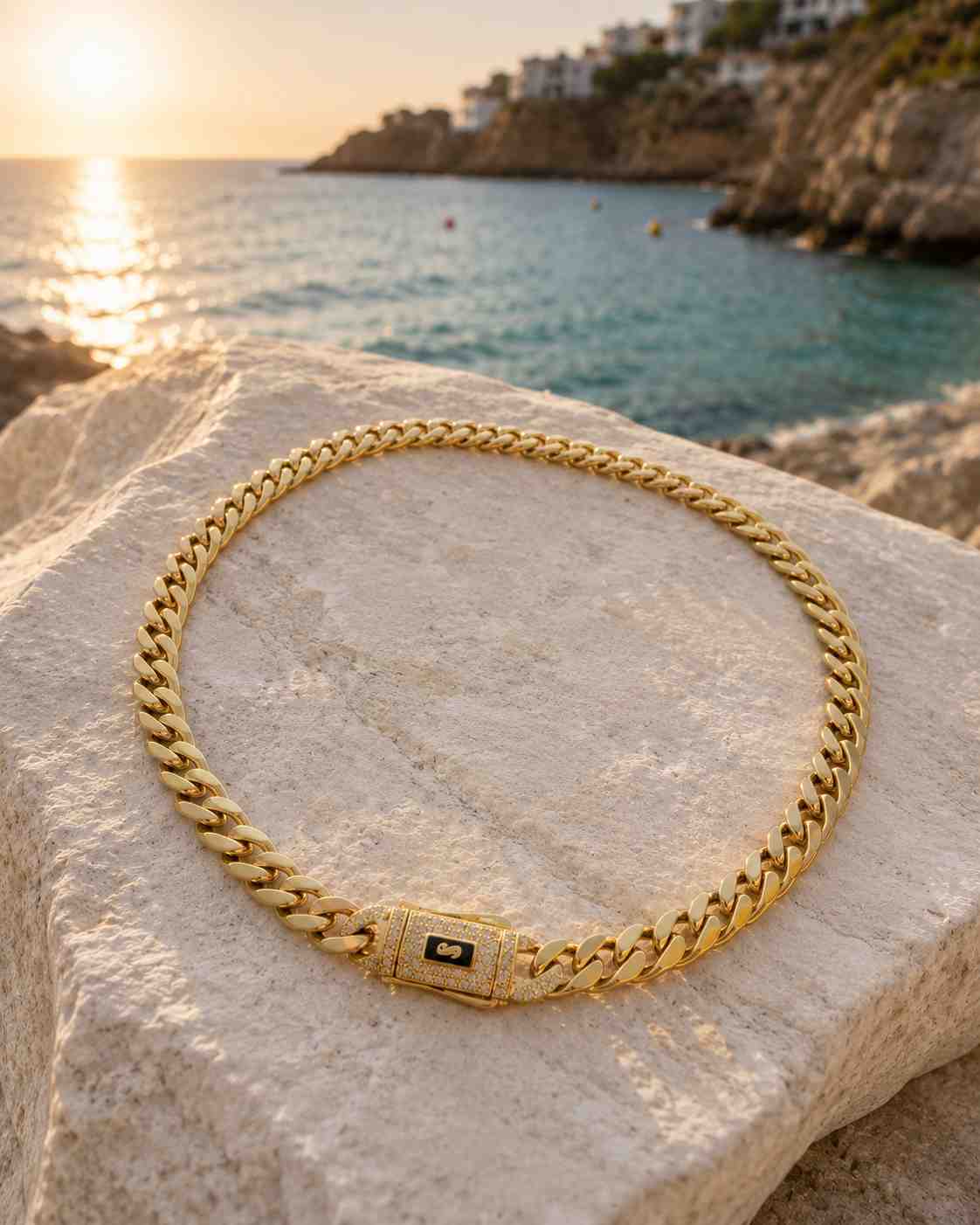 Monaco Curb Chain Necklace