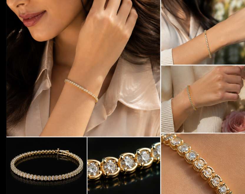 Round Diamond Tennis Bracelet