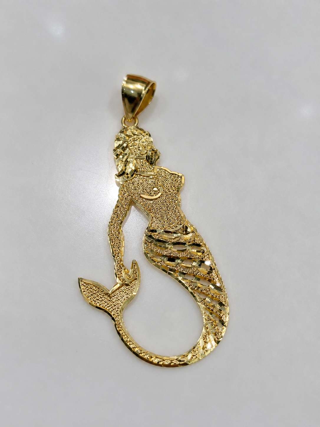 Gold Mermaid Pendant