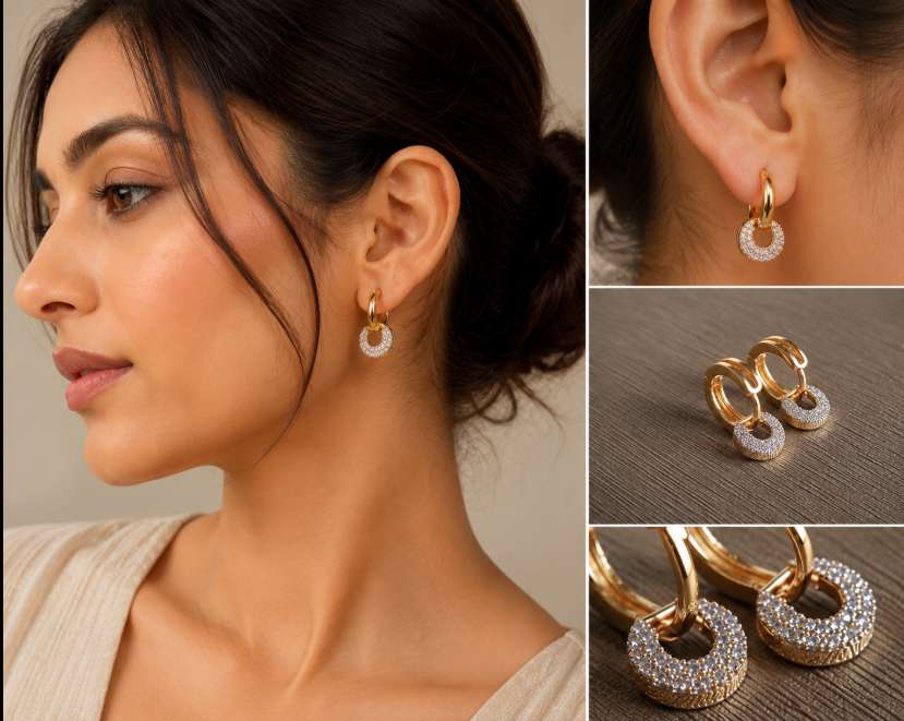 14K Gold Hoop Earrings