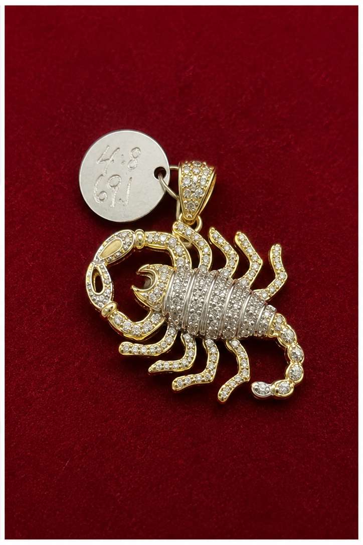 Scorpion 14K Gold Pendant