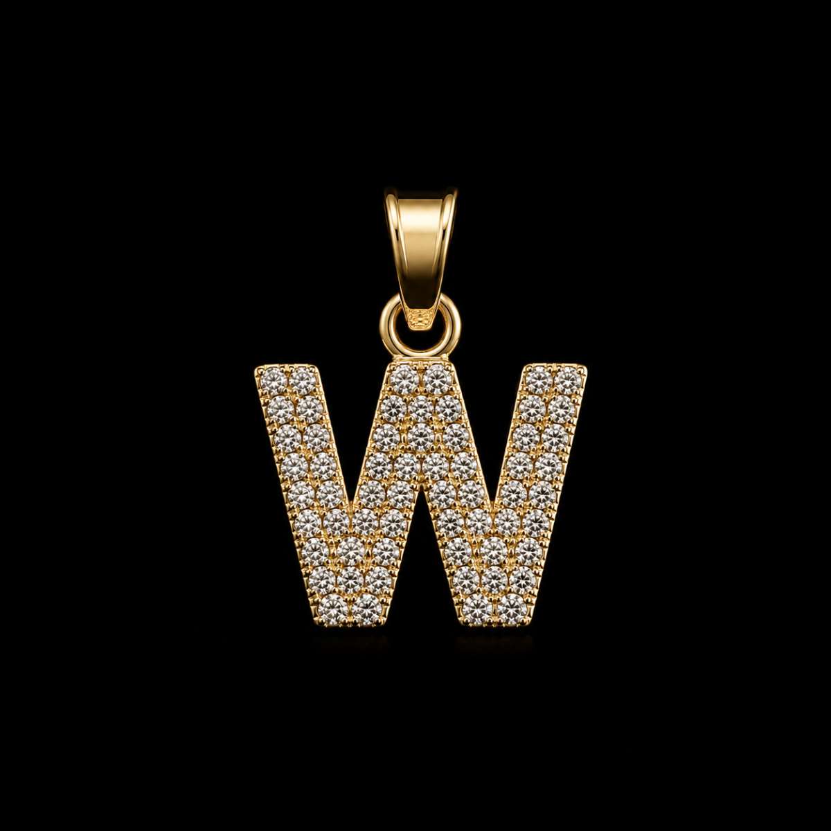 W Letter Pendant