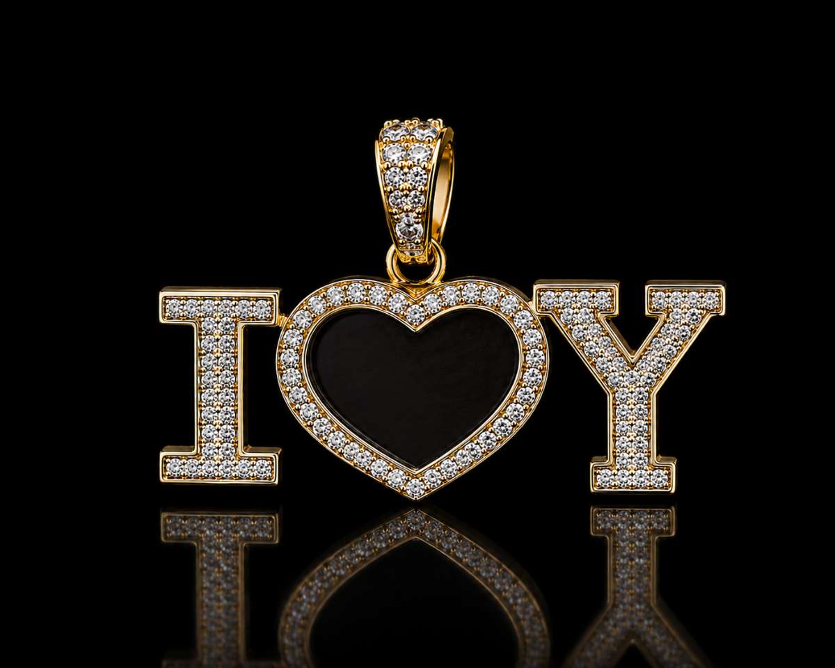 Love Heart Photo Pendant