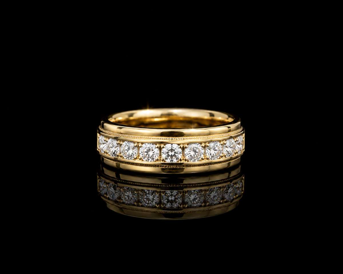 Men’s Diamond Engagement Band