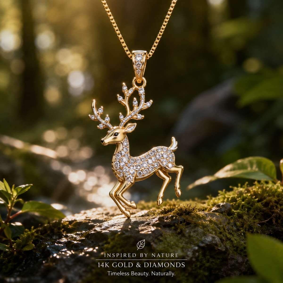 Customized Deer Pendant