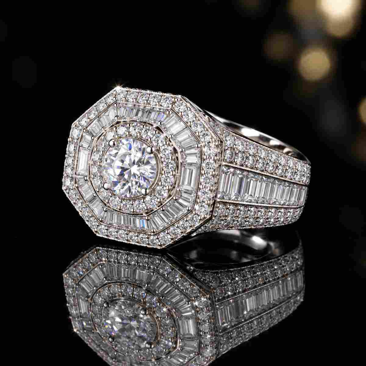 Moissanite Ring