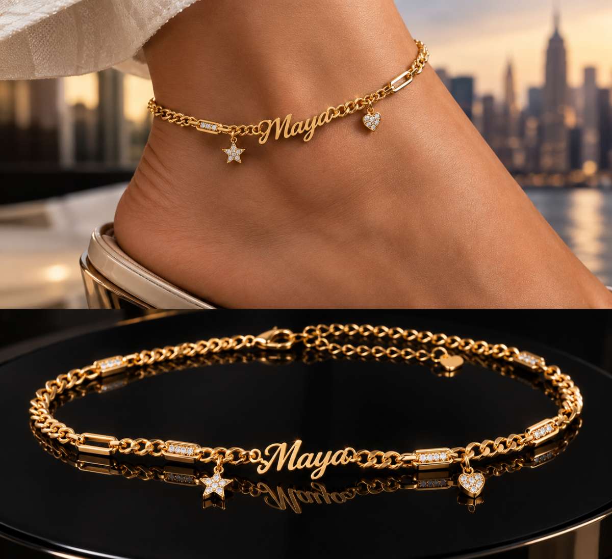 Gold Anklet