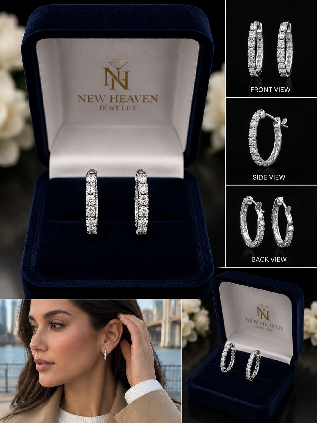 Moissanite Earings