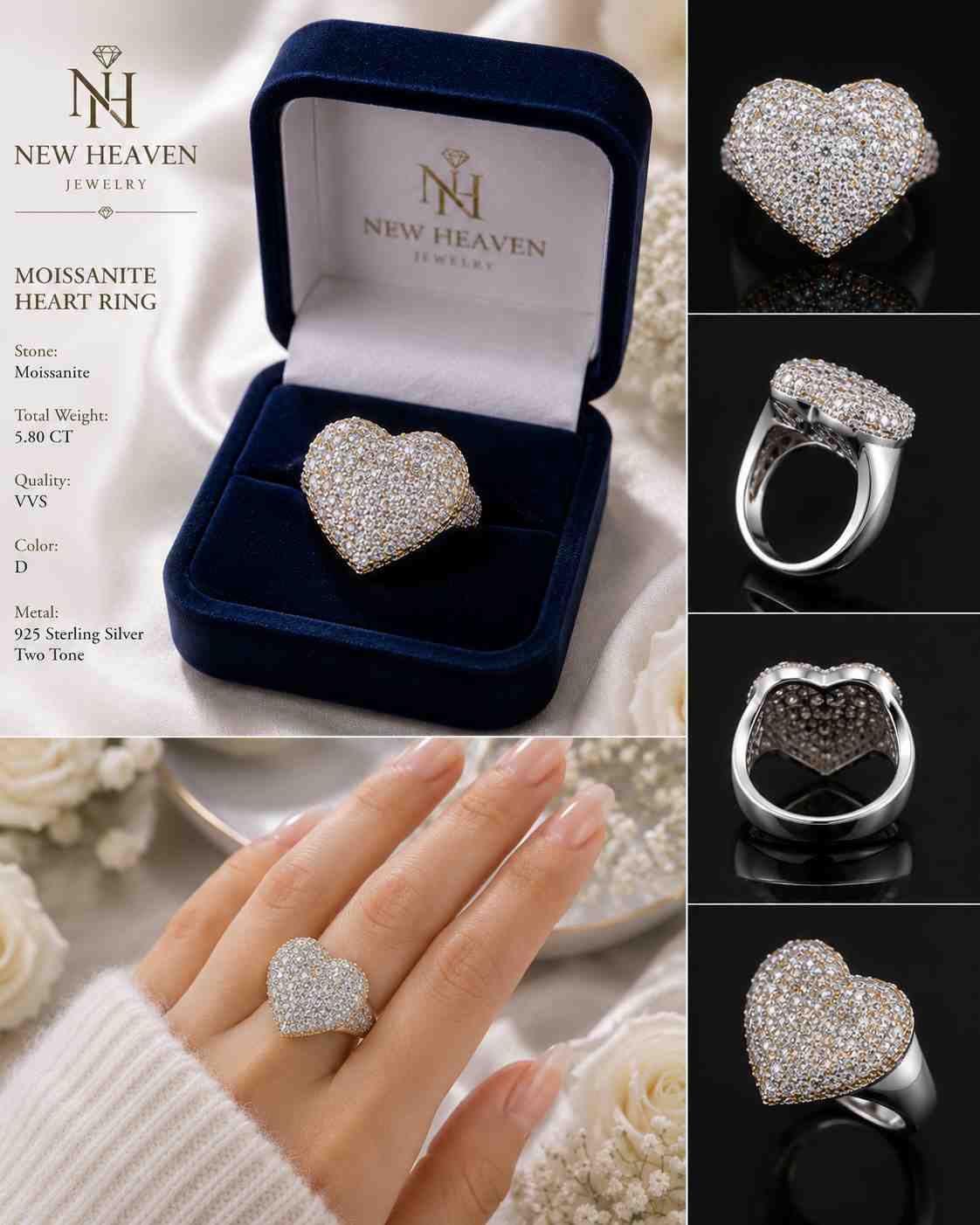 Moissanite Ring