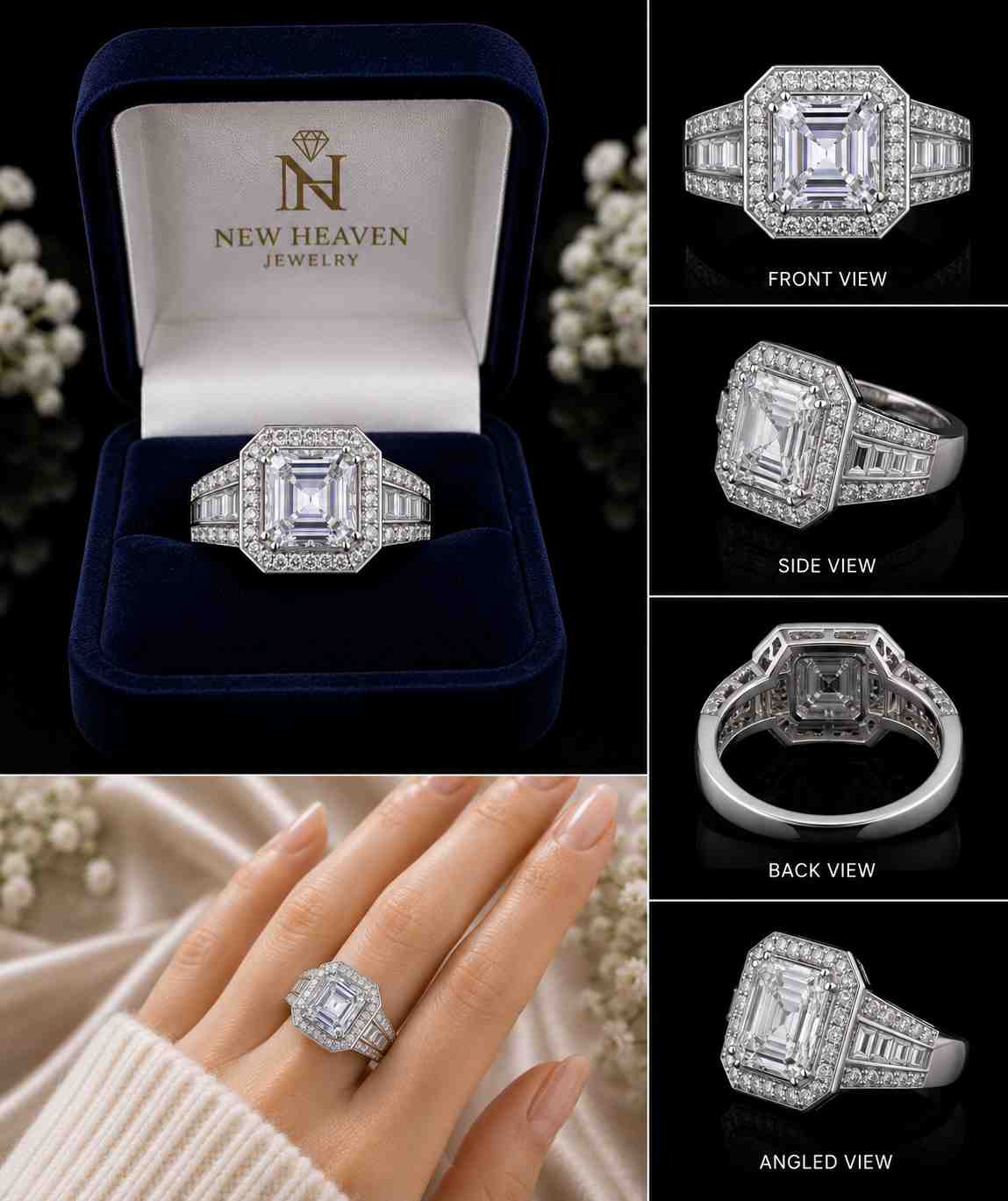 Moissanite Ring - Image Main