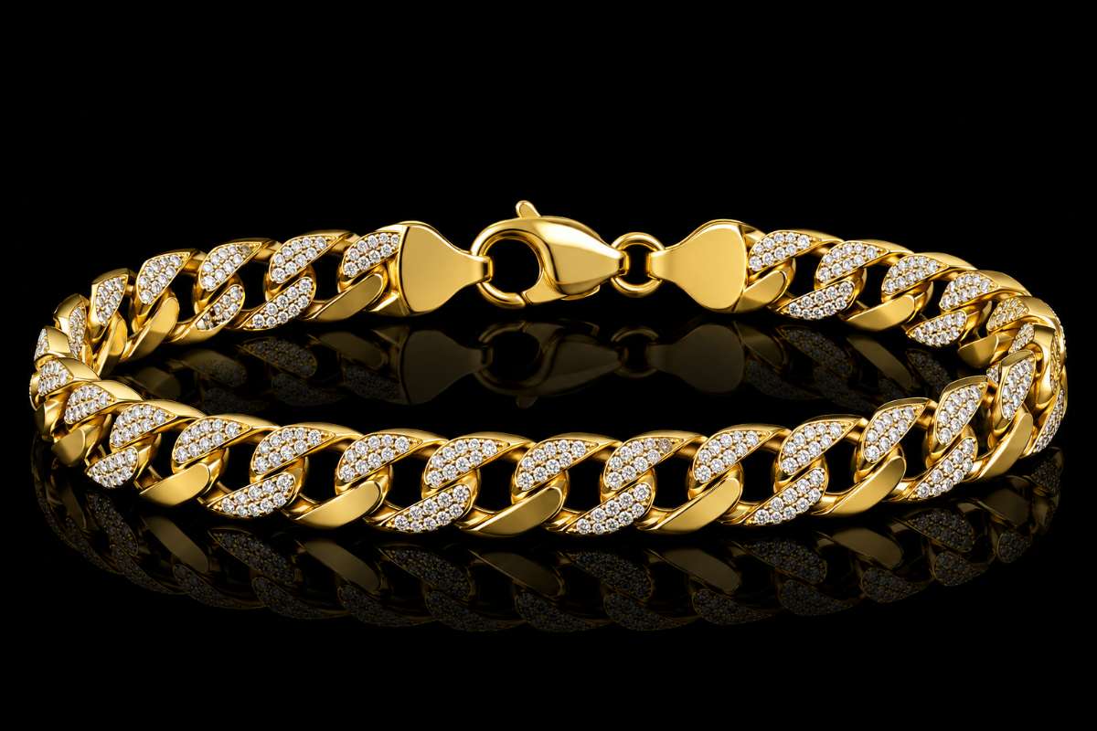 Cuban Link Chain Bracelet - Image 3