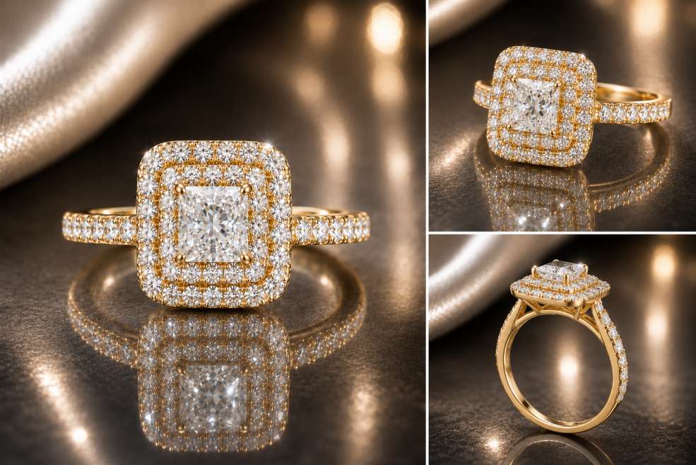 Princess-Cut Diamond Engagement Ring - Image 2