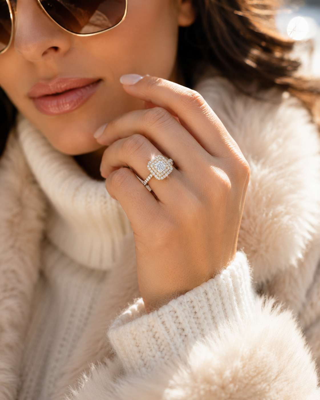 Princess-Cut Diamond Engagement Ring - Image 3