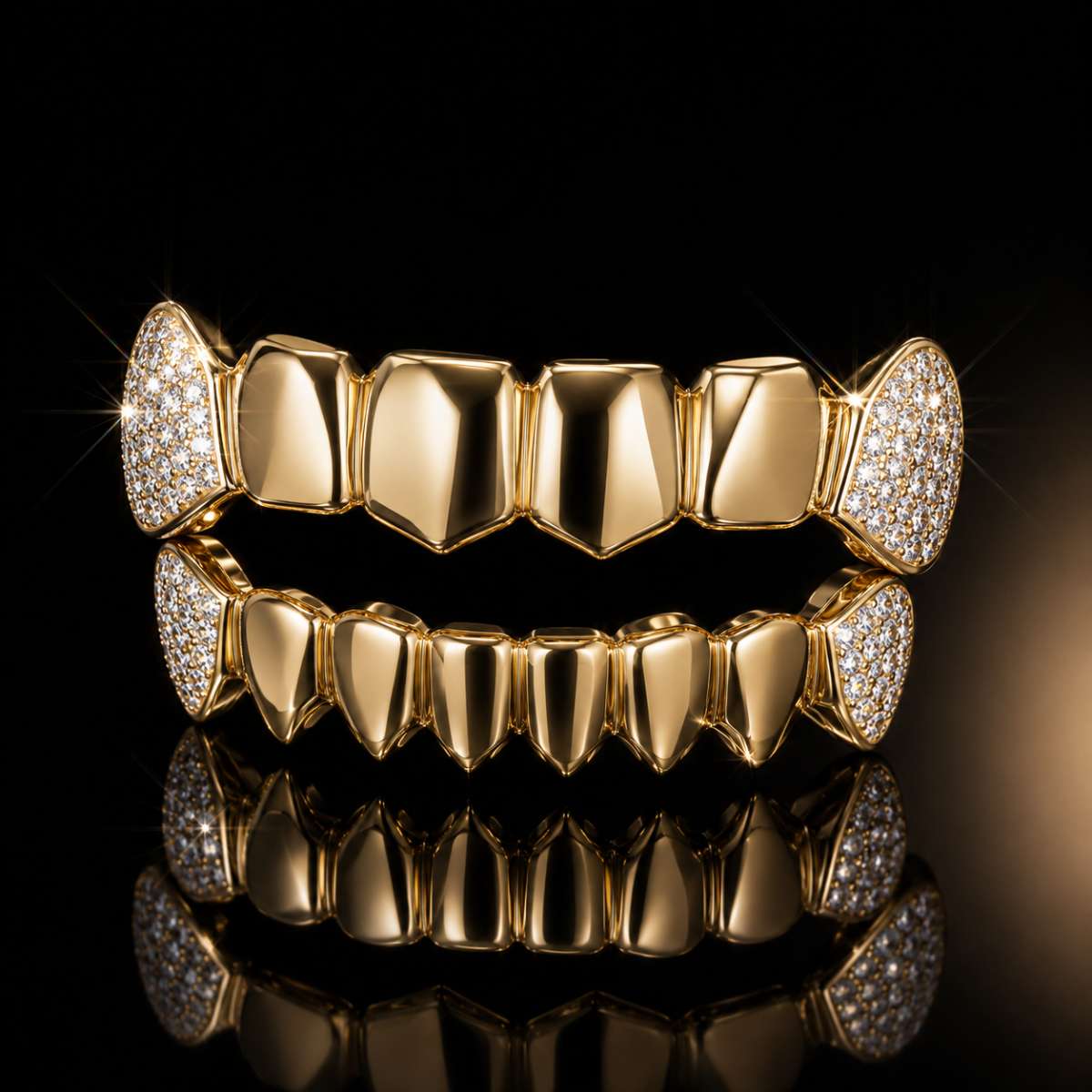 Gold Teeth Grillz - Image Main