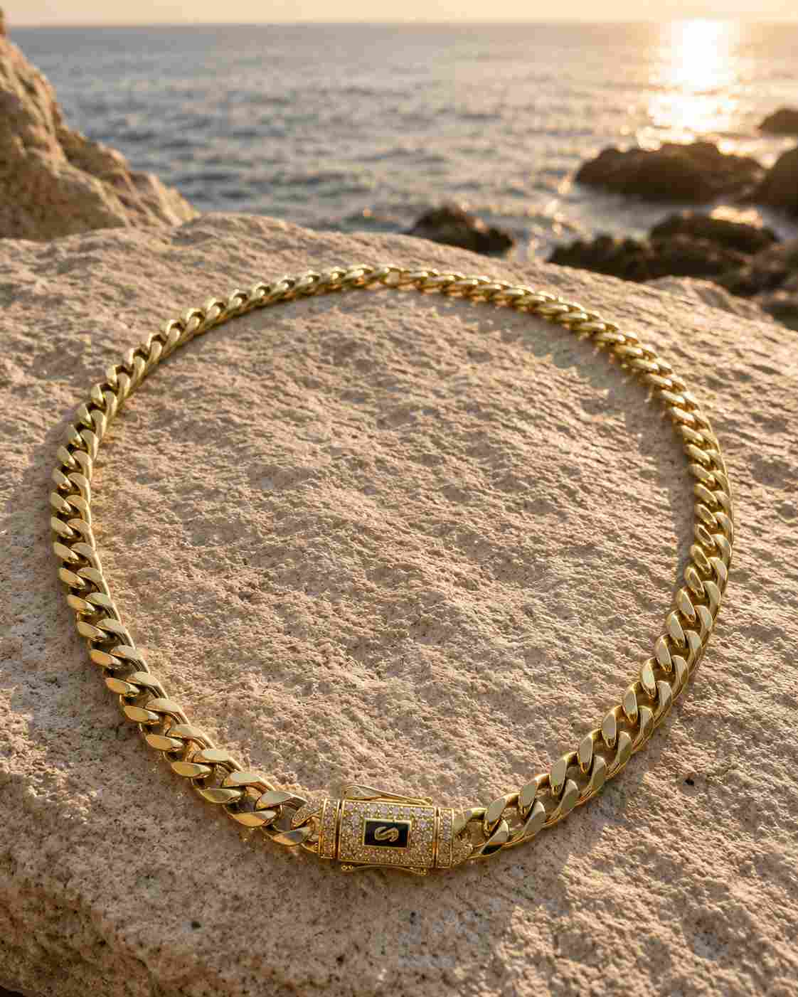 Monaco Curb Chain Necklace