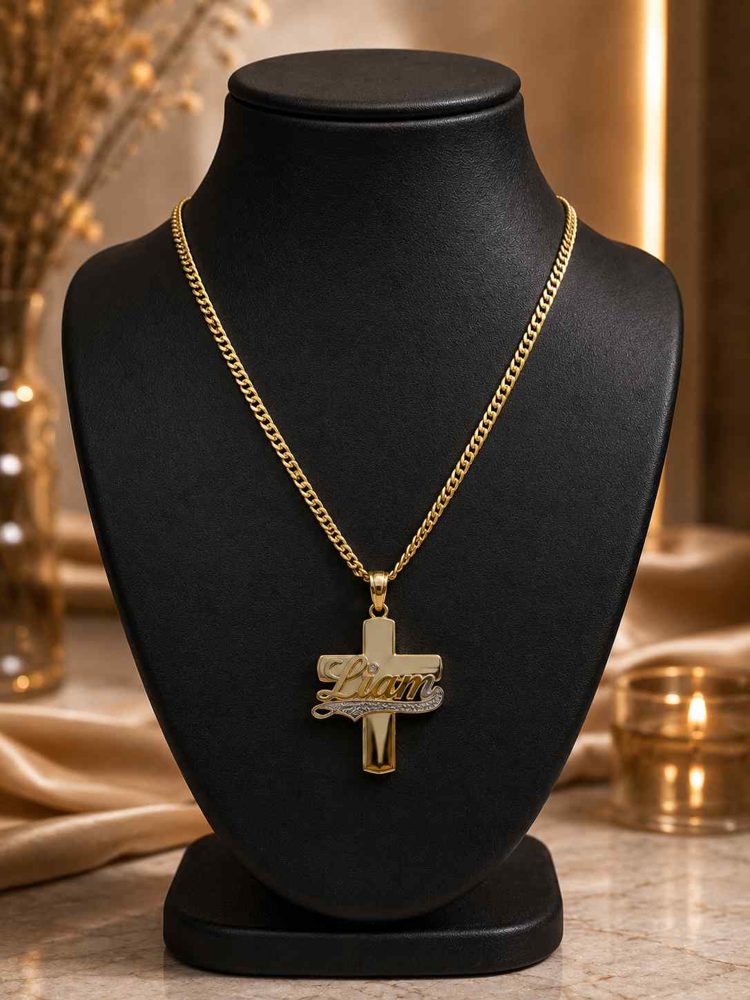 Customized Name Plate with Chain