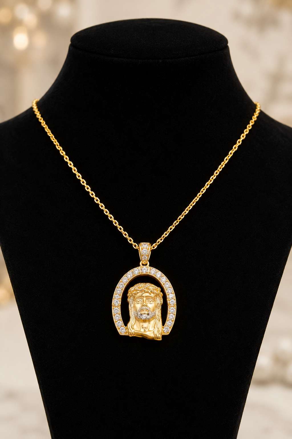 Jesus 14K Gold Pendant
