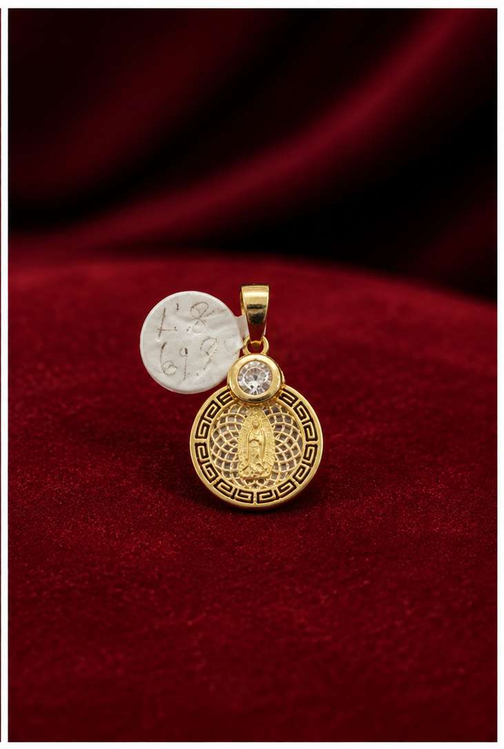 Virgin Mary Medallion Pendant