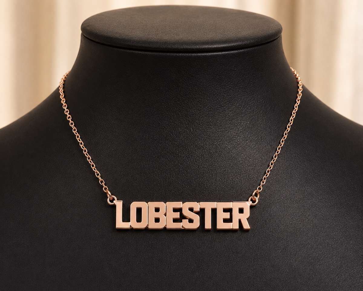 Name Plate Pendant - Image Main