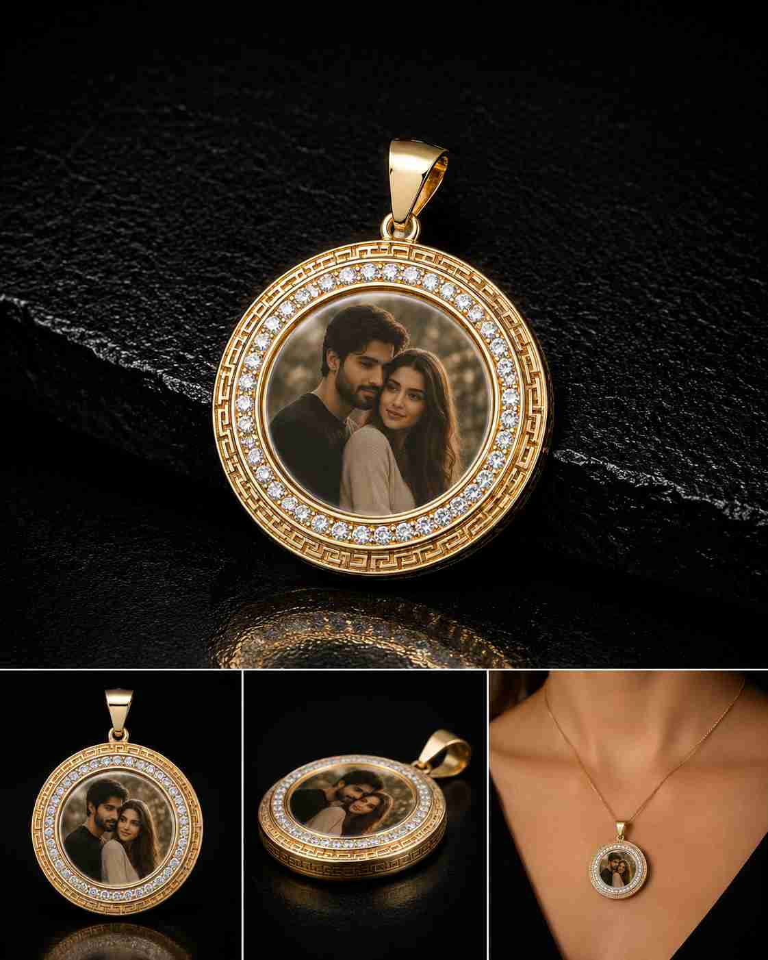 Photo Medallion Pendant