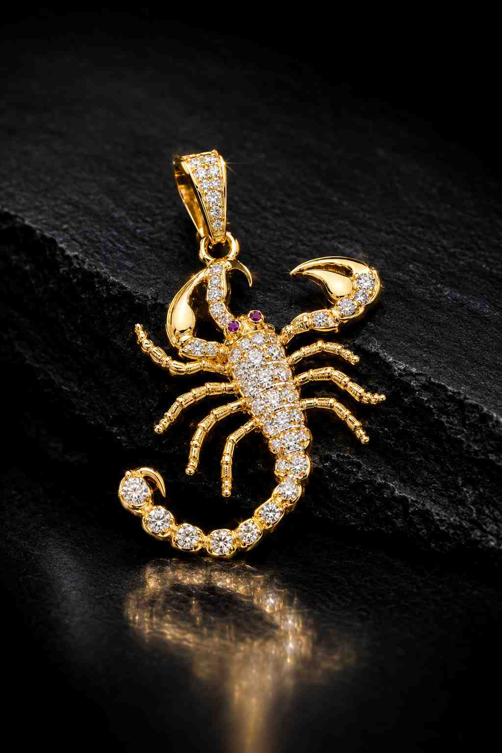 Scorpion 14K Gold Pendant