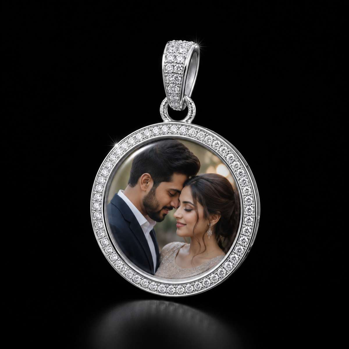 Silver Photo Pendant