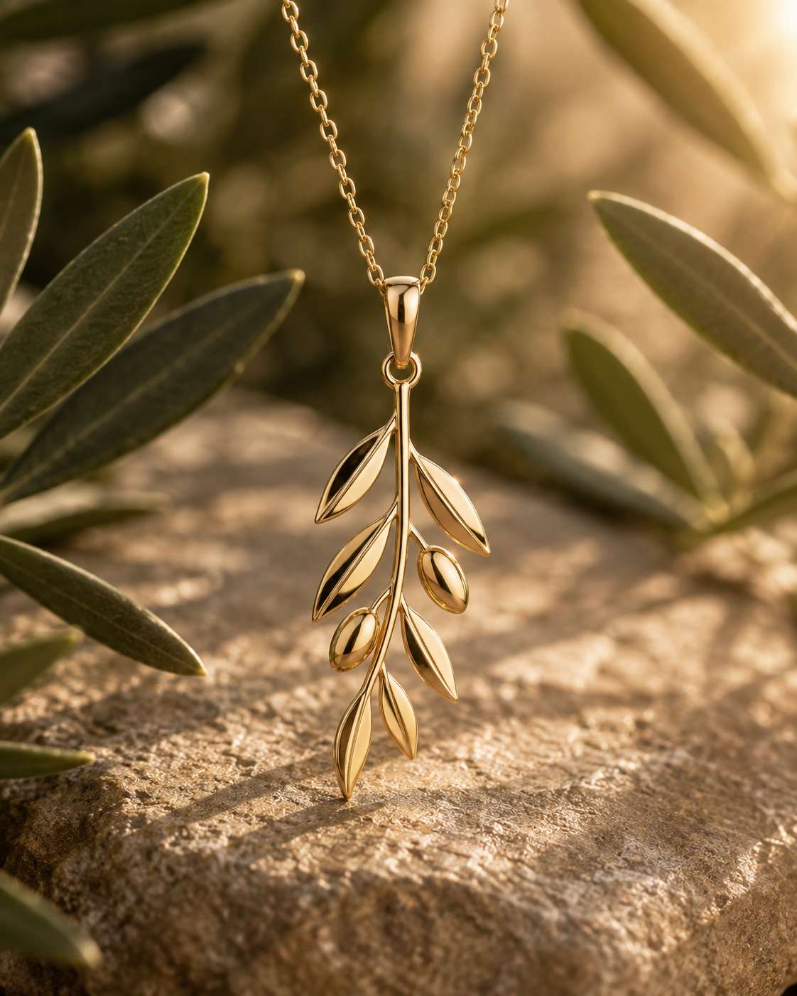 Olive Leaf Pendant - Image Main