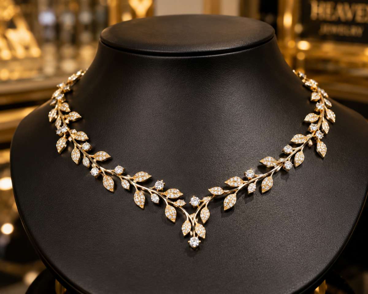 Customized Leaf Necklace - Image Main