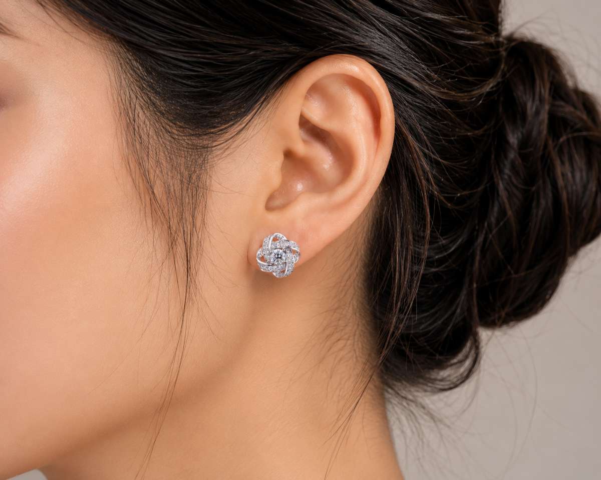 Moissanite Earrings - Image 2