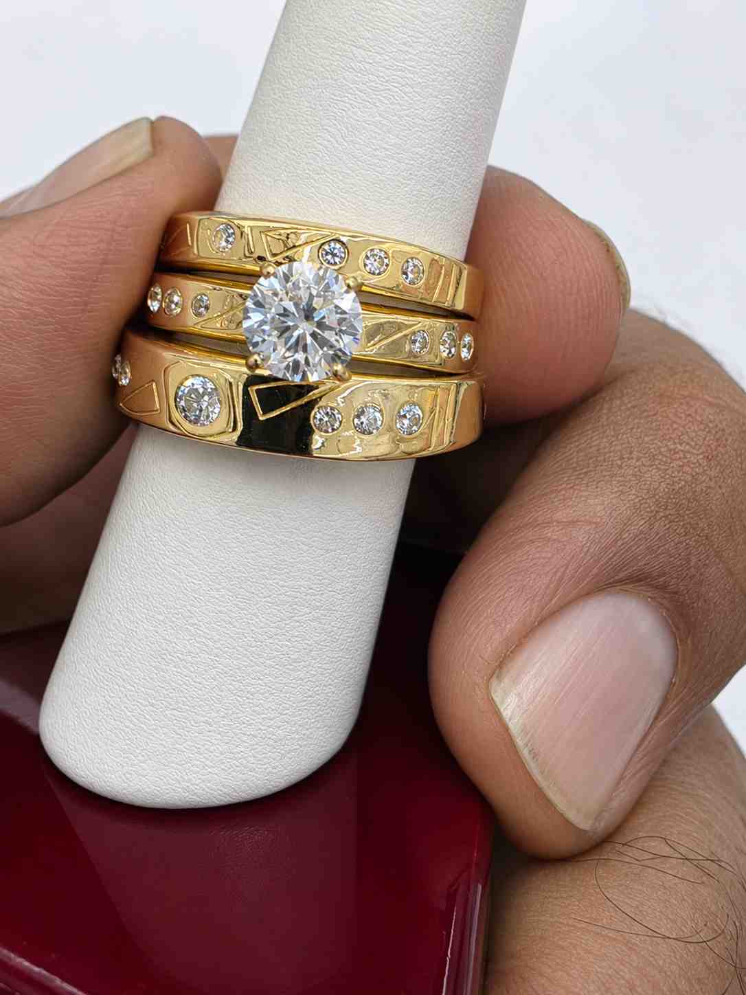 Diamond Wedding Ring Band - Image 2