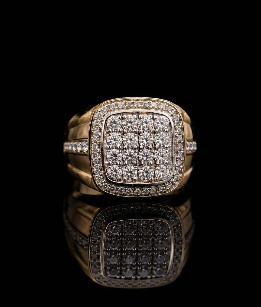 Diamond Mens Ring - Image Main