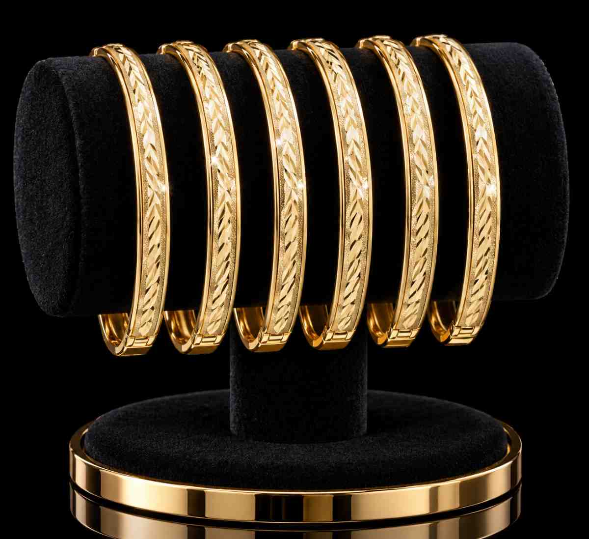 Gold Bangles - Image Main