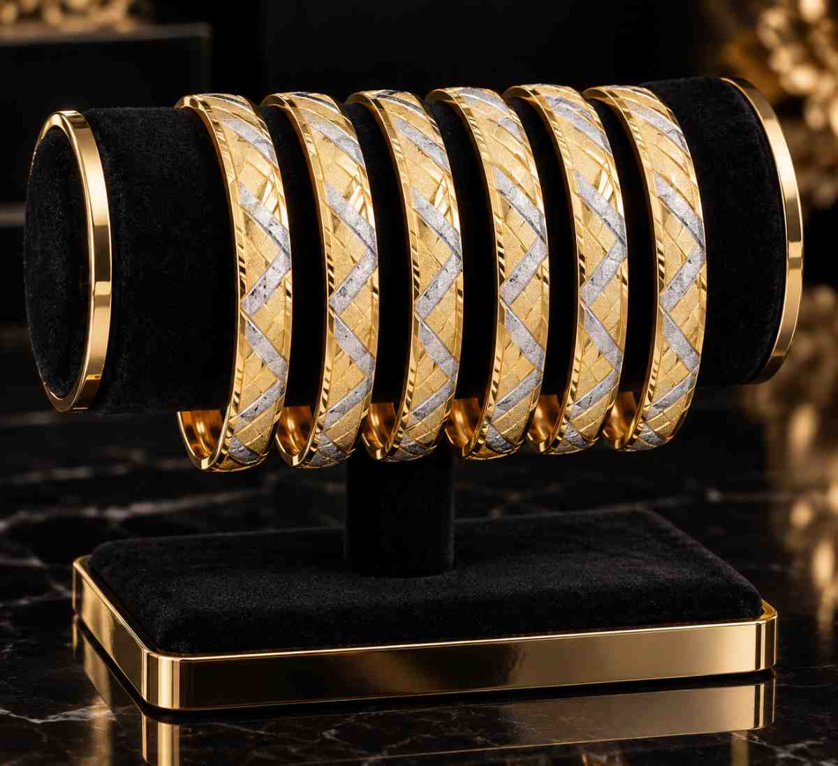 Gold Bangles - Image Main