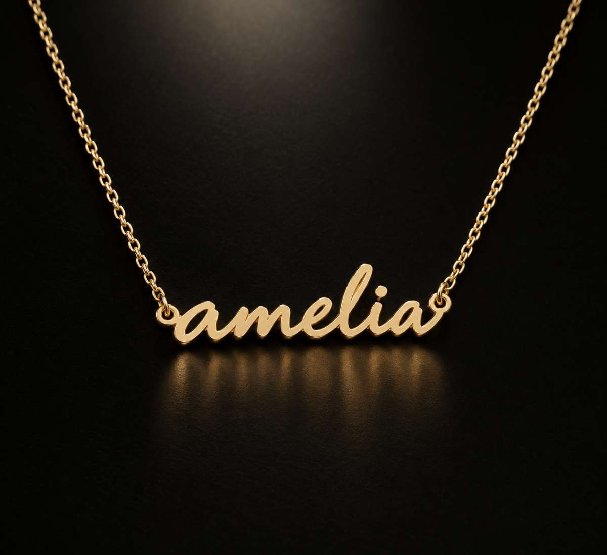 Name Plate Necklace - Image Main